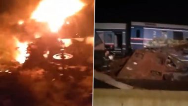 Greece Train Accident: ग्रीस में दो ट्रेनों के बीच हुई भीषण टक्कर, अब तक 26 की मौत- दर्दनाक VIDEO