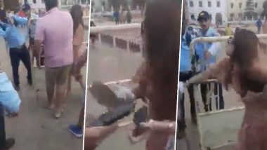 Video: गोवा में महिला पर्यटक ने सुरक्षा गार्ड को जूते से पीटा, सोशल मीडिया पर वीडियो हुआ वायरल
