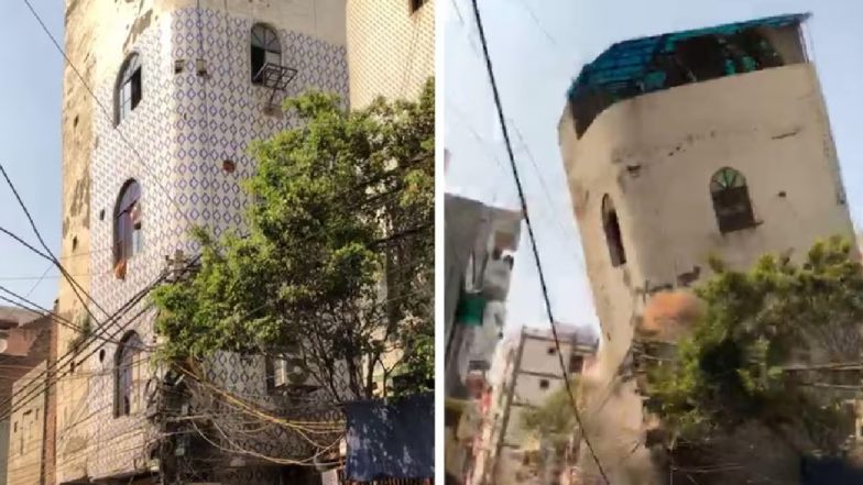 Building Collapses Video: दिल्ली में भरभराकर गिरा पांच मंजिला मकान, मलबा हटाने का काम जारी