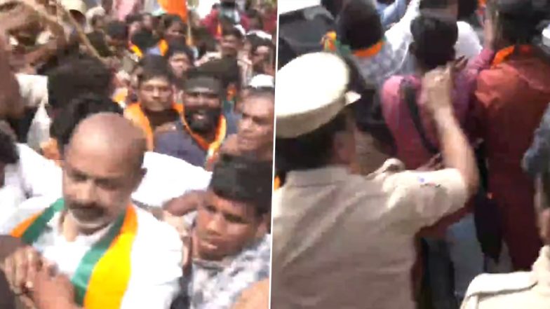 Video: हैदराबाद में पेपर लीक मामले में भूख हड़ताल कर रहे तेलंगाना बीजेपी अध्यक्ष बंदी संजय कुमार को पुलिस ने हिरासत में लिया