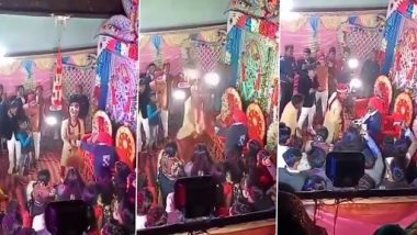 Angry Groom Smashes Drone: गुस्साए दूल्हे ने वरमाला के दौरान तोड़ा ड्रोन, स्टेज पर हुआ झगड़ा, देखें वीडियो