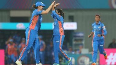 GG-W vs MI-W Live Score Updates: सायका इशाक को मिला तीसरा विकेट,  गुजरात जायंट्स का आठवा विकेट गिरा, मानसी जोशी को भेजी पवेलियन