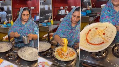 Spiderman Dosa: चेन्नई के इस फ़ूड स्टॉल पर मिलता है अनोखा 'स्पाइडरमैन डोसा', इंटरनेट पर वीडियो वायरल