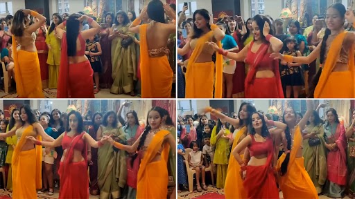 Bhabhi Zabardast Dance: देसी भाभीयों ने 'उ अंटवा' गाने पर मटकाई जबरदस्त कमर, डांस देख दीवाने हुए लोग