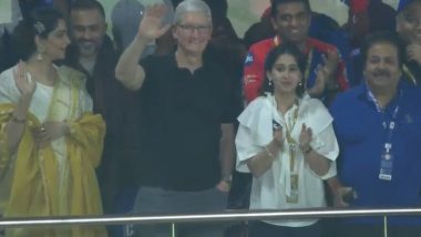 Tim Cook Enjoys IPL 2023 Match: आईपीएल का मैच देखने पहुंचे एपल के CEO टिम कुक, सोनम कपूर और आनंद आहूजा भी मौजूद