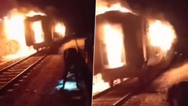 Fire in Train: पाकिस्तान में एक एक्सप्रेस यात्री ट्रेन में आग लगी, सात लोगों की मौत