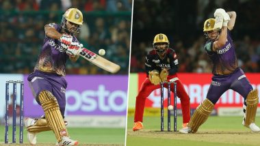 RCB vs KKR IPL 2023 Match 36: कोलकाता नाइट राइडर्स ने रॉयल चैलेंजर्स बैंगलोर को दिया 201 रनों का विशाल लक्ष्य, अंतिम के 5 ओवरों में बने 70 रन