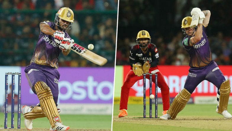 RCB vs KKR IPL 2023 Match 36: कोलकाता नाइट राइडर्स ने रॉयल चैलेंजर्स बैंगलोर को दिया 201 रनों का विशाल लक्ष्य, अंतिम के 5 ओवरों में बने 70 रन