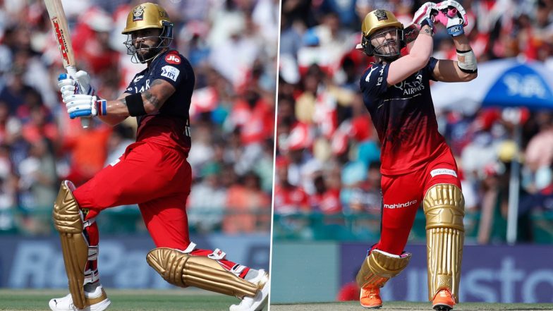 PBKS vs RCB, IPL 2023 Match 27 Live Score Update: रॉयल चैलेंजर्स बैंगलोर ने पंजाब किंग्स के सामने रखा 175 रनों का लक्ष्य, फाफ डु प्लेसिस और विराट कोहली ने खेली आतिशी पारी