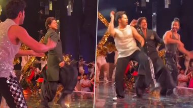 Shah Rukh Khan, Varun Dhawan और Ranveer Singh ने Jhoome Jo Pathaan गाने में किया जबरा डांस, सोशल मीडिया पर मचा तहलका (Watch Video)