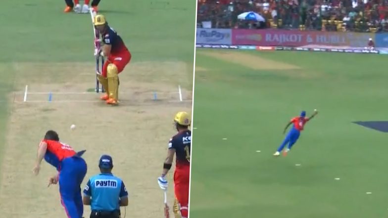Aman Khan catch Video: आरसीबी के खिलाफ मैच में अमन खान ने फाफ डु प्लेसिस का एक हाथ से लपका बेहतरीन कैच, देखें वायरल वीडियो