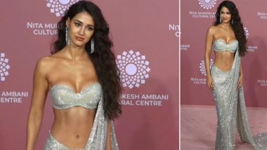 Disha Patani ने सिजलिंग सीक्वेंस साड़ी पहन NMACC में बिखेरा जलवा, एक्ट्रेस की हॉटनेस ने बढ़ा दिया सोशल मीडिया का तापमान (Watch Video)