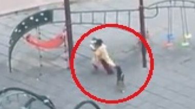 Noida Dog Attack Video: नोएडा के मॉडर्न सोसायटी में आवारा कुत्तों ने किया हमला, जान बचाकर भागी महिला, देखें वीडियो