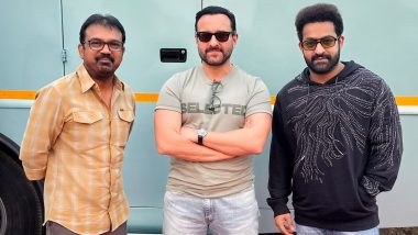 Saif Ali Khan ने NTR 30 की शूटिंग की शुरू, फिल्म में Jr NTR और Janhvi Kapoor प्रमुख भूमिका में आएंगी नजर (View Pics)