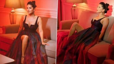 Sunny Leone ने डीप नेक सिजलिंग गाउन पहन गिराई बिजली, एक्ट्रेस के सेक्सी अवतार ने यूजर्स का किया हाल बेहाल (View Pics)