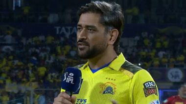 MS Dhoni On IPL Retirement: टॉस के दौरान एमएस धोनी ने संन्यास को लेकर दिया बड़ा संकेत, डैनी मॉरिसन को जवाब देते हुए कहीं यह बात (Watch Video)