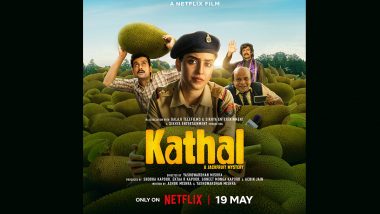 Kathal Release Date: दंगल गर्ल Sanya Malhotra स्टारर 'कटहल' के फर्स्ट लुक पोस्टर के साथ फिल्म की रिलीज डेट का भी हुआ ऐलान (View Pic)