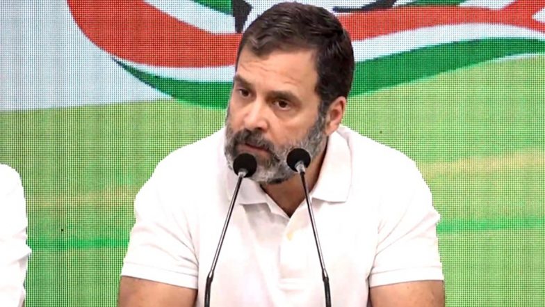 सरकार गरीब लोगों और जानवरों को जी20 के प्रतिनिधियों से छिपा रही है: राहुल गांधी