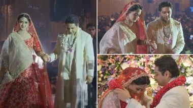 Akash Anand-Pragya Wedding Video: मायावती के भतीजे आकाश आनंद ने शेयर किया अपनी शादी का वीडियो, पत्नी प्रज्ञा का हाथ थामे आए नजर