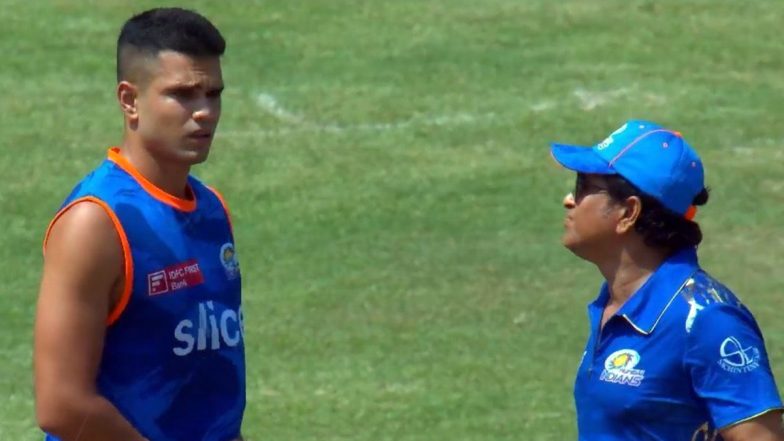 Arjun Tendulkar Debut: आईपीएल में सचिन तेंदुलकर के बेटे अर्जुन तेंदुलकर ने मुंबई इंडियंस के लिए किया डेब्यू, Sachin Tendulkar ने सोशल मीडिया पर लिखा दिल को छू लेने वाला संदेश