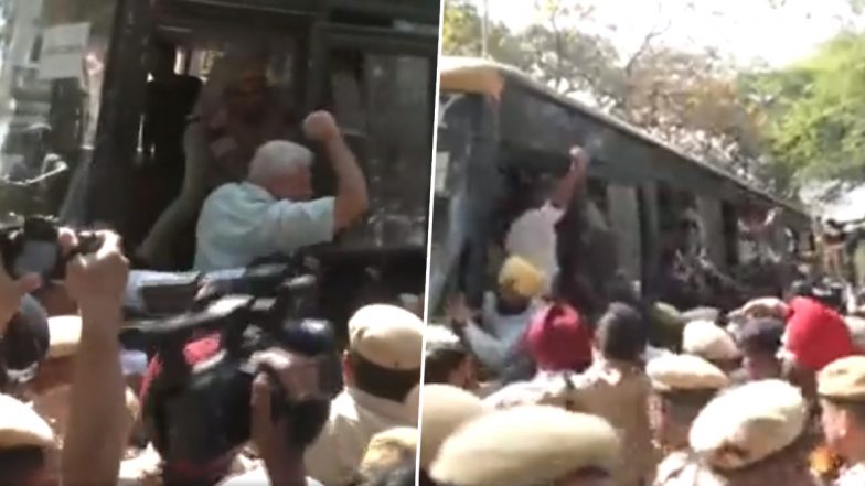 Liquor scam Case: केजरीवाल से CBI की पूछताछ जारी, विरोध प्रदर्शन कर रहे राघव चड्ढा-संजय सिंह समेत कई AAP के नेताओं को हिरासत में लिया गया- Video