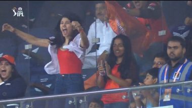 IPL 2023: LSG के खिलाफ मैच के दौरान काइल मेयर की विकेट गिरने के बाद SRH की मालकिन Kavya Maran की रिएक्शन हुई वायरल, देखें Photo