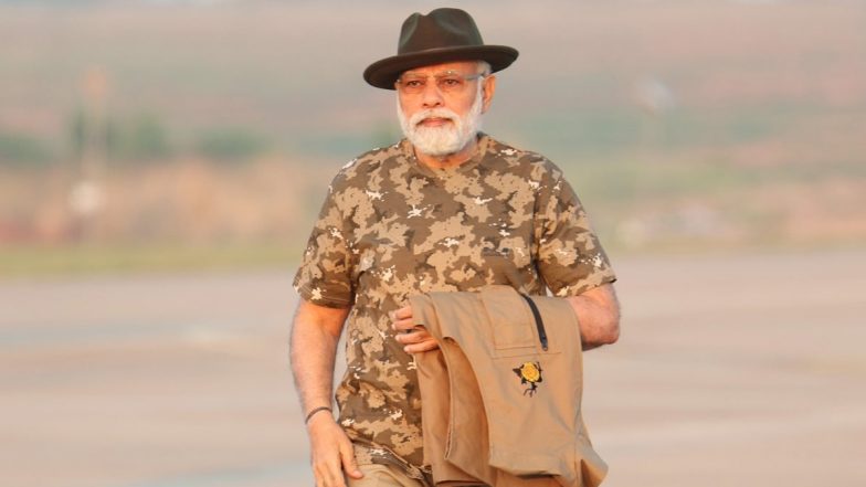 Tiger Reserves: पीएम मोदी 'प्रोजेक्ट टाइगर' के 50 साल पूरे होने के इवेंट में शमिल होने पहुंचे मैसुरु, नए लुक में आए नजर (Watch Video)