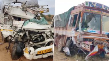 Rajasthan Road Accident: राजस्थान में भीषण सड़क हादसा, ट्रक-पिकअप की टक्कर में 5 की मौत