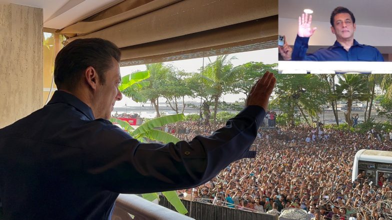 Salman Khan Wish Eid Mubarak: सलमान खान ने फैंस को ईद की मुबारकबाद, भाईजान को बालकनी में देखकर खुशी से झूमे प्रशंसक, देखें VIDEO