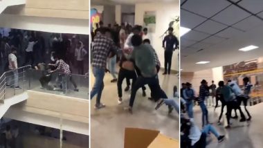 Students Fight Video: गलगोटिया यूनिवर्सिटी में छात्रों के बीच जमकर मारपीट, एक-दूसरे पर जमकर बरसाए लात-घूंसे