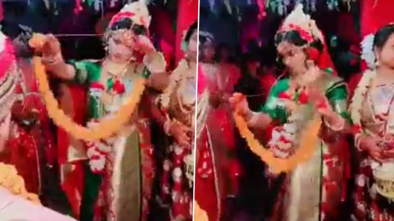 Viral Video: कठपुतली की तरह डांस करती दिखी दुल्हन, हाथ में वरमाला लेकर दिखाए अजीबो-गरीब मूव्स