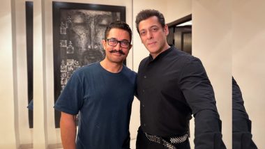 Salman-Aamir Khan Wishes Eid: सलमान के घर दावत खाने पहुंचे आमिर खान, फोटो शेयर कर दिया मुबारकबाद