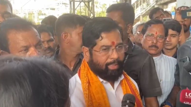Maharashtra: शिवसेना पार्टी के कार्यकर्ता अयोध्या के लिए हुए रवाना हुए हैं, सीएम शिंदे बोले- आज का दिन हमारे लिए बहुत बड़ा