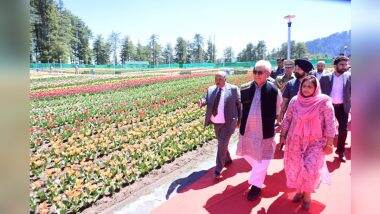 Jammu Tulip Garden Photos: जम्मू का पहला ट्यूलिप गार्डन आम जनता के लिए खुला, LG ने किया उद्घाटन