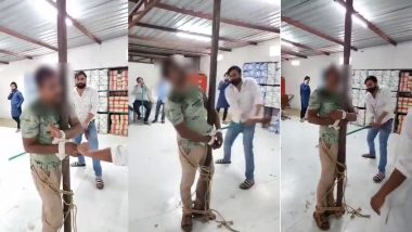 VIDEO: UP में कंपनी के मैनेजर को खंभे से बांधकर बेरहमी से पीटा, बर्बर हत्या के बाद अस्पताल के बाहर फेंकी लाश