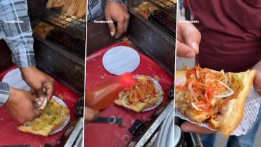 Momo Aloo Patty: हरिद्वार के इस स्ट्रीट वेंडर ने बनाया मोमो आलू पैटी, इंटरनेट पर लोग भड़के, देखें वीडियो