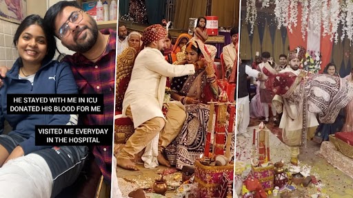 Video: शादी से पहले महिला के साथ हुआ भयानक हादसा, वीडियो में देखें दूल्हे ने कैसे दिया साथ