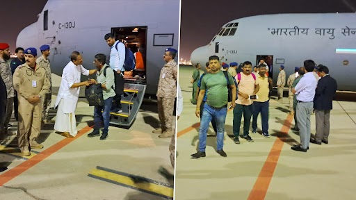 Sudan Crisis: पोर्ट सूडान से भारतीयों का तीसरा जत्था IAF C-130J विमान से जेद्दा पहुंचा, देखें तस्वीरें