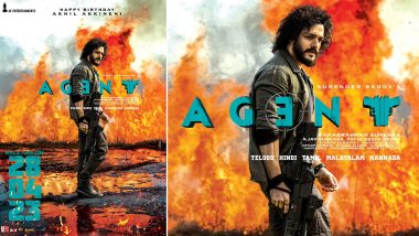 Agent New Poster: मेकर्स ने Akhil Akkineni के जन्मदिन पर जारी किया 'एजेंट' का नया पोस्टर, 28 अप्रैल को सिनेमाघरों में रिलीज होगी यह पैन इंडिया फिल्म (View Pic) 