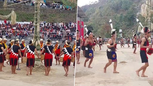 Video: नागालैंड के हेरिटेज विलेज में कोन्याक आओलंग तैतम उत्सव का आयोजन किया गया, देखें वीडियो