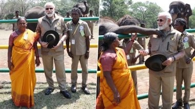 Elephant Whisperers' Bomman and Belli Meet PM Modi: ऑस्कर जीतने के बाद पहली बार पीएम मोदी से मिले एलीफेंट व्हिस्परर्स के बोमन और बेली, देखें तस्वीरें