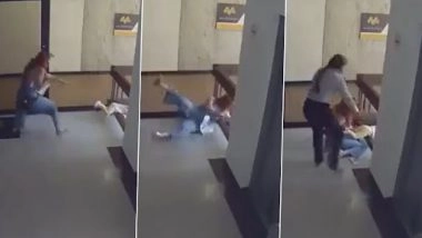 Video: मां ने अपने बच्चे को सीढ़ियों से गिरने से बचाया, सीसीटीवी में कैद हुई पूरी घटना