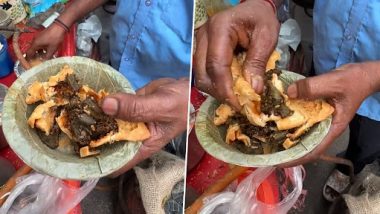 Bhindi Samosa: चांदनी चौक में भिंडी समोसा बेचते शख्स का वीडियो वायरल, इंटरनेट पर भड़के लोग