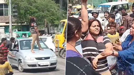 Video: प्यार में धोखा खायी महिला ने व्यस्त सड़क पर किया हंगामा, डिस्टर्बिंग वीडियो वायरल