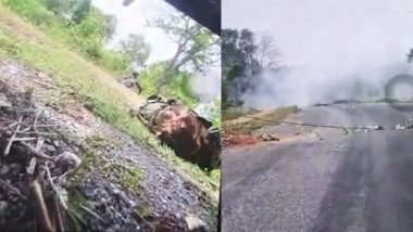 Chhattisgarh Naxal Attack: छत्तीसगढ़ में दंतेवाड़ा नक्सली हमले के वीडियो आया सामने, धमाके के साथ सुनाई दी गोलियों की तड़तड़ाहट