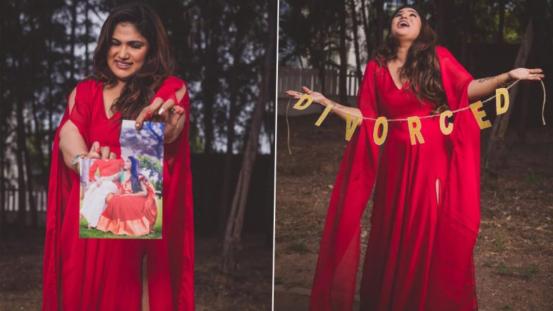 अभिनेत्री Shalini ने पति के साथ वाली तस्वीर फाड़ लिया तलाक, एक्ट्रेस ने महिलाओं के लिए शेयर किया सशक्त संदेश (View Pics)