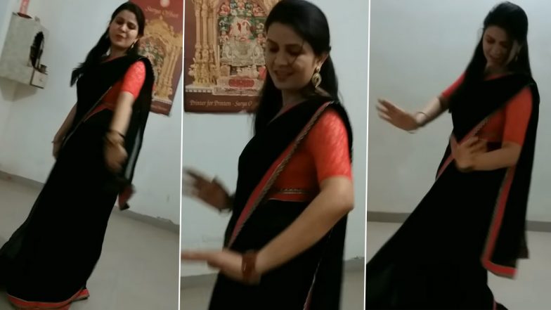 Desi Bhabhi Dance Video: देसी भाभी ने साड़ी में 'पतली है मोरी कमरिया' गाने पर किया जबरदस्त डांस, वीडियो वायरल