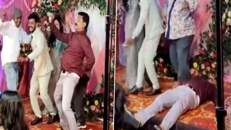 Heart Attack Caught on Camera! शादी समारोह में स्टेज पर डांस कर रहे इंजीनियर को आया हार्ट अटैक, हुई मौत, देखें वीडियो