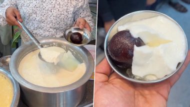 Gulab Jamun With Curd: ये फ़ूडवेंडर बेच रहा है गुलाब जामुन के साथ दही, सोशल मीडिया पर भड़के लोग