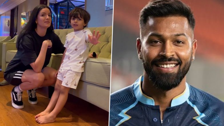 Hardik Pandya Receives Best Wishes From Son Agastya: दिल्ली कैपिटल्स के खिलाफ&nbsp;मैच से पहले हार्दिक पांड्या के बेटे अगस्त्य&nbsp;ने दी शुभकामनाएं, देखें क्यूट वीडियो